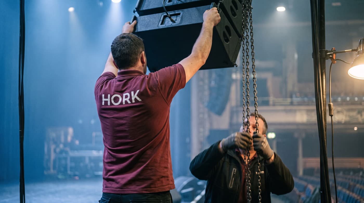 Montaje · Teatro — sonido e iluminación por HORK en León