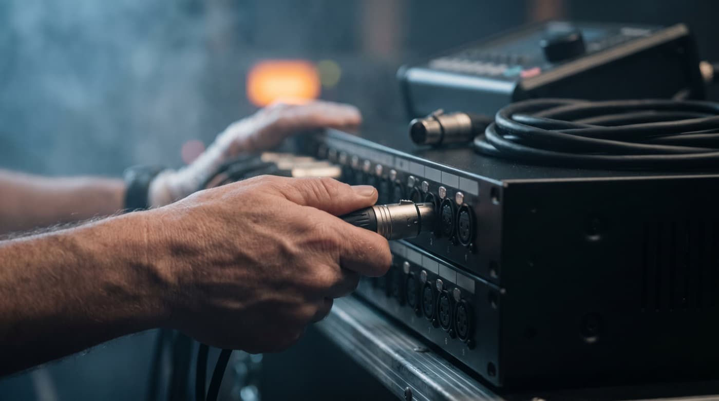 Detalle · Rack — sonido e iluminación por HORK en León