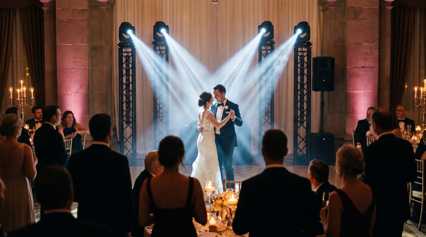 Boda · Salón — sonido e iluminación por HORK en León